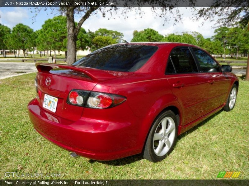 Redfire Metallic / Gray 2007 Mazda MAZDA6 i Sport Sedan