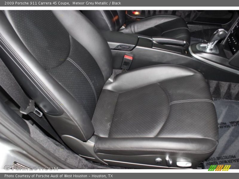 Meteor Grey Metallic / Black 2009 Porsche 911 Carrera 4S Coupe