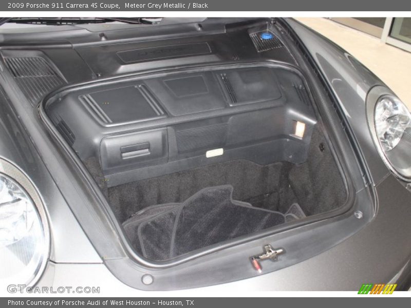 Meteor Grey Metallic / Black 2009 Porsche 911 Carrera 4S Coupe