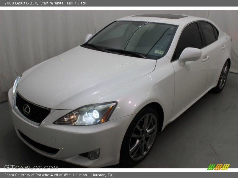 Starfire White Pearl / Black 2008 Lexus IS 350