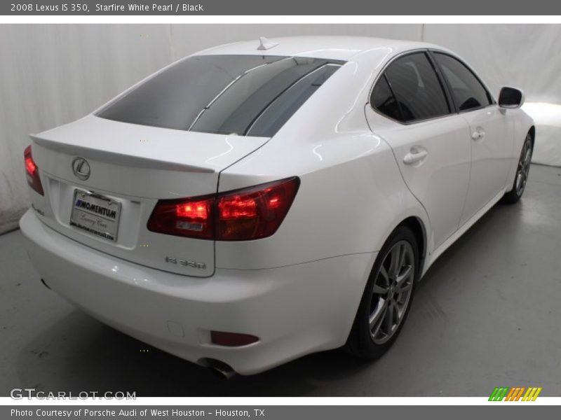 Starfire White Pearl / Black 2008 Lexus IS 350