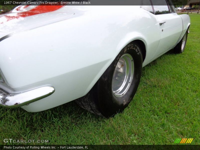 Ermine White / Black 1967 Chevrolet Camaro Pro Dragster