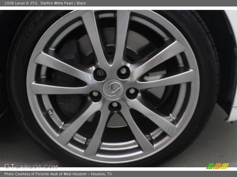 Starfire White Pearl / Black 2008 Lexus IS 350