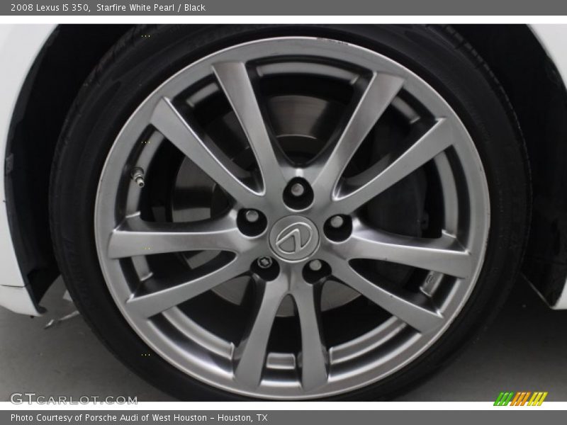 Starfire White Pearl / Black 2008 Lexus IS 350