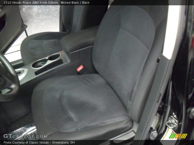Wicked Black / Black 2010 Nissan Rogue AWD Krom Edition