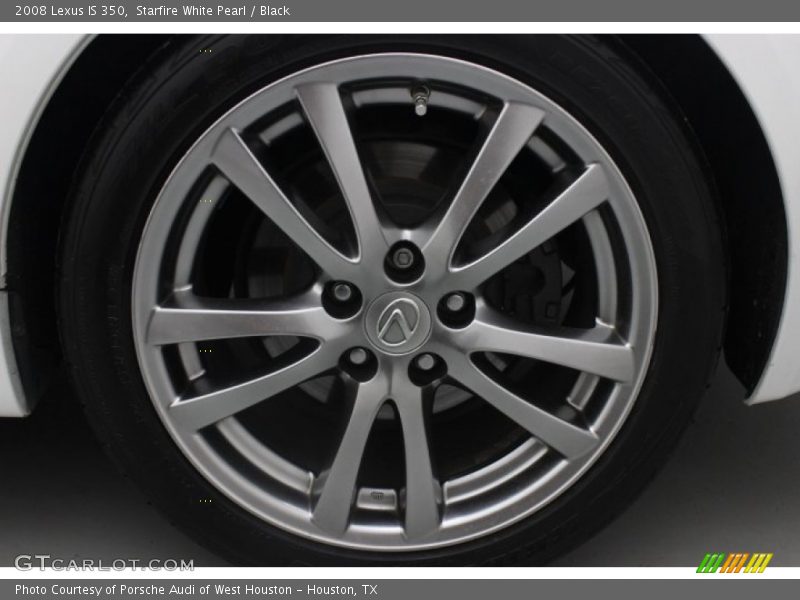 Starfire White Pearl / Black 2008 Lexus IS 350