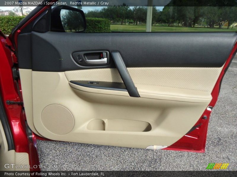 Redfire Metallic / Gray 2007 Mazda MAZDA6 i Sport Sedan