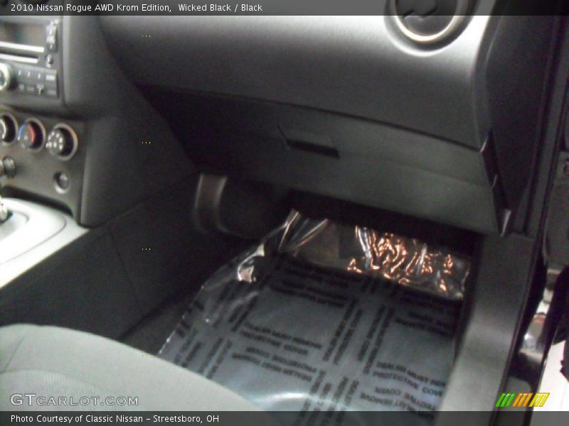 Wicked Black / Black 2010 Nissan Rogue AWD Krom Edition