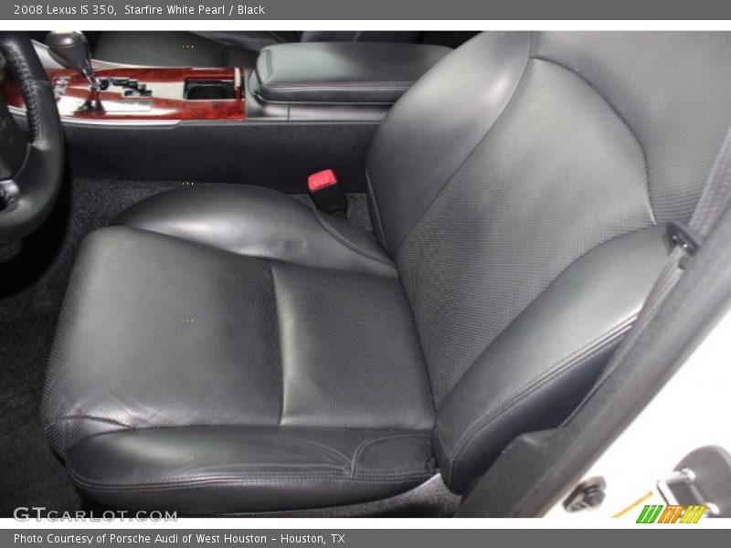 Starfire White Pearl / Black 2008 Lexus IS 350