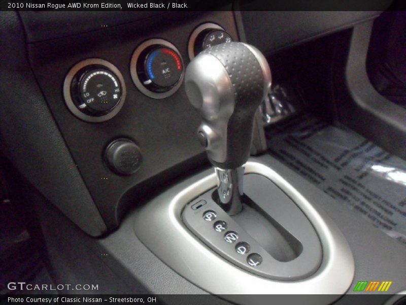 Wicked Black / Black 2010 Nissan Rogue AWD Krom Edition