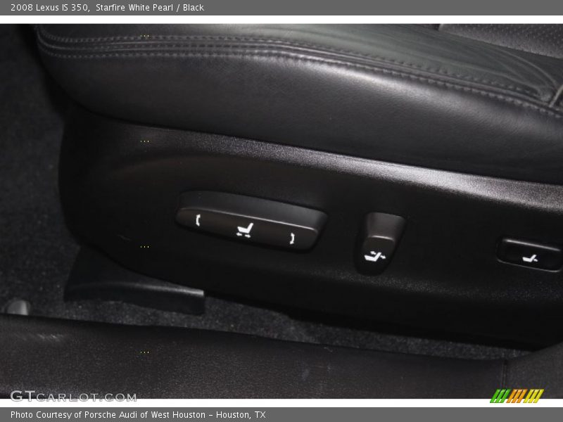 Starfire White Pearl / Black 2008 Lexus IS 350