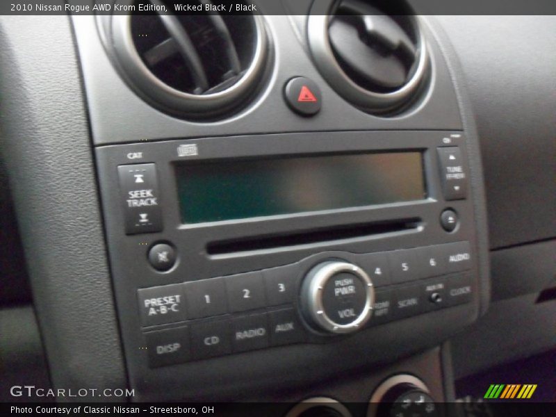 Wicked Black / Black 2010 Nissan Rogue AWD Krom Edition