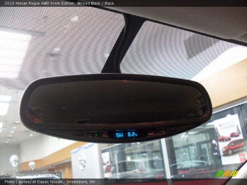 Wicked Black / Black 2010 Nissan Rogue AWD Krom Edition