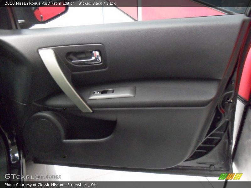 Wicked Black / Black 2010 Nissan Rogue AWD Krom Edition