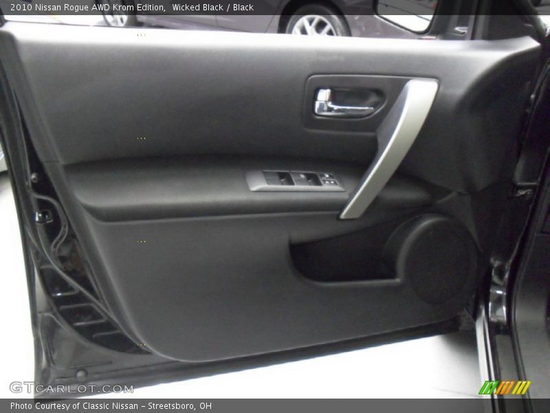 Wicked Black / Black 2010 Nissan Rogue AWD Krom Edition