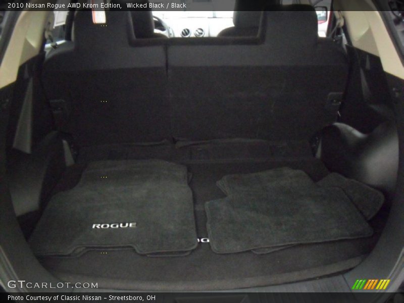 Wicked Black / Black 2010 Nissan Rogue AWD Krom Edition