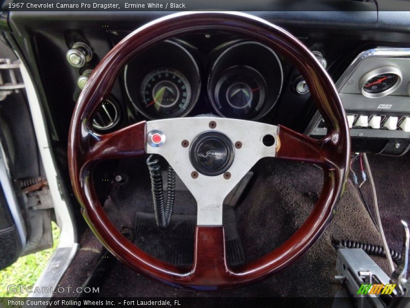 Ermine White / Black 1967 Chevrolet Camaro Pro Dragster
