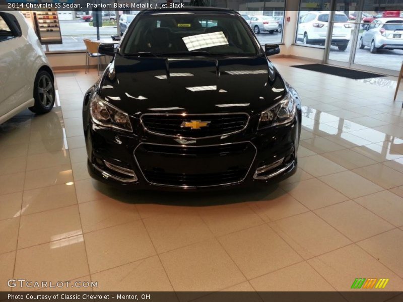 Phantom Black Metallic / Jet Black 2014 Chevrolet SS Sedan