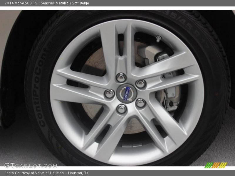 Seashell Metallic / Soft Beige 2014 Volvo S60 T5