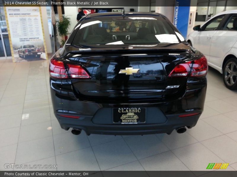 Phantom Black Metallic / Jet Black 2014 Chevrolet SS Sedan