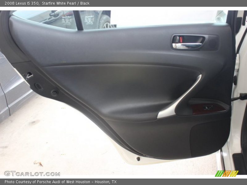 Starfire White Pearl / Black 2008 Lexus IS 350