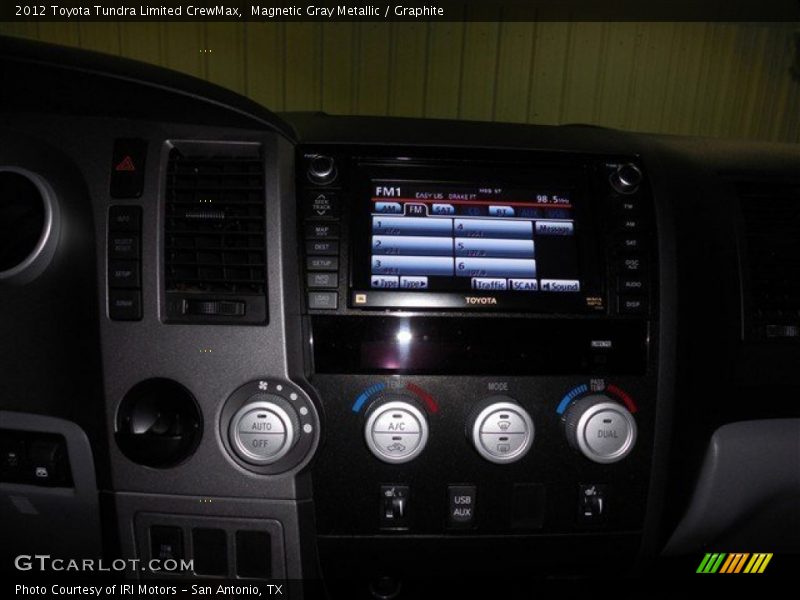 Magnetic Gray Metallic / Graphite 2012 Toyota Tundra Limited CrewMax