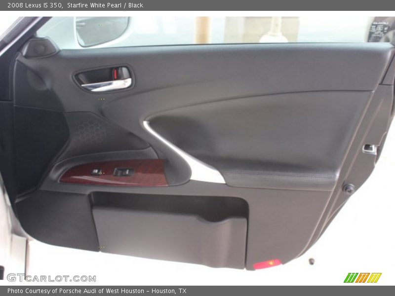 Starfire White Pearl / Black 2008 Lexus IS 350
