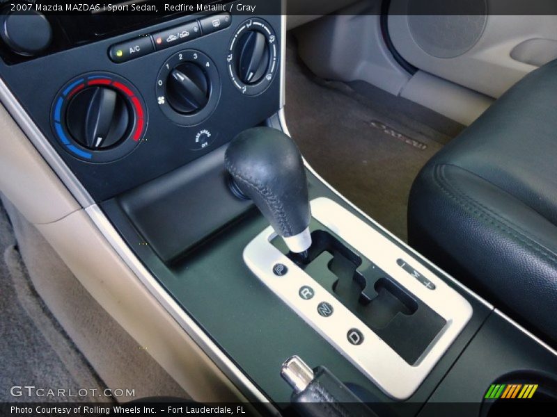 Redfire Metallic / Gray 2007 Mazda MAZDA6 i Sport Sedan