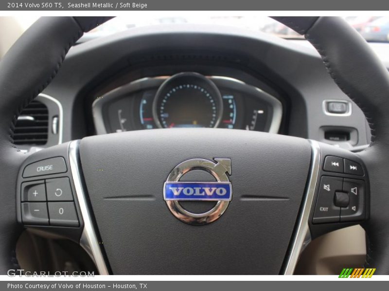 Seashell Metallic / Soft Beige 2014 Volvo S60 T5