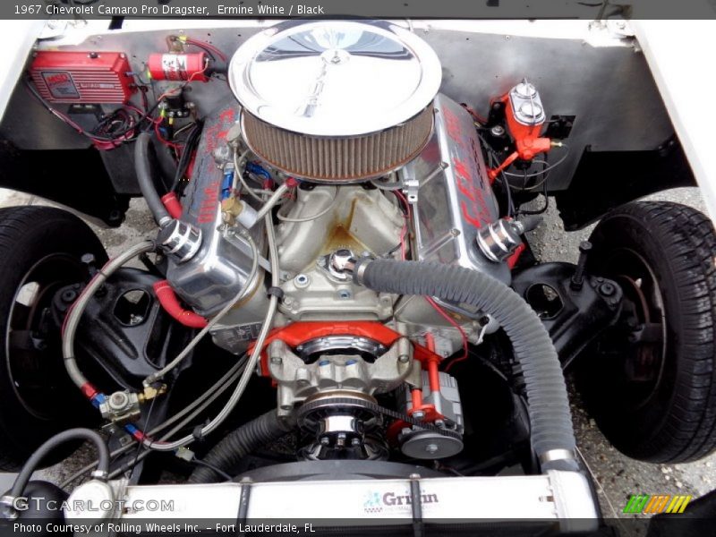 Ermine White / Black 1967 Chevrolet Camaro Pro Dragster