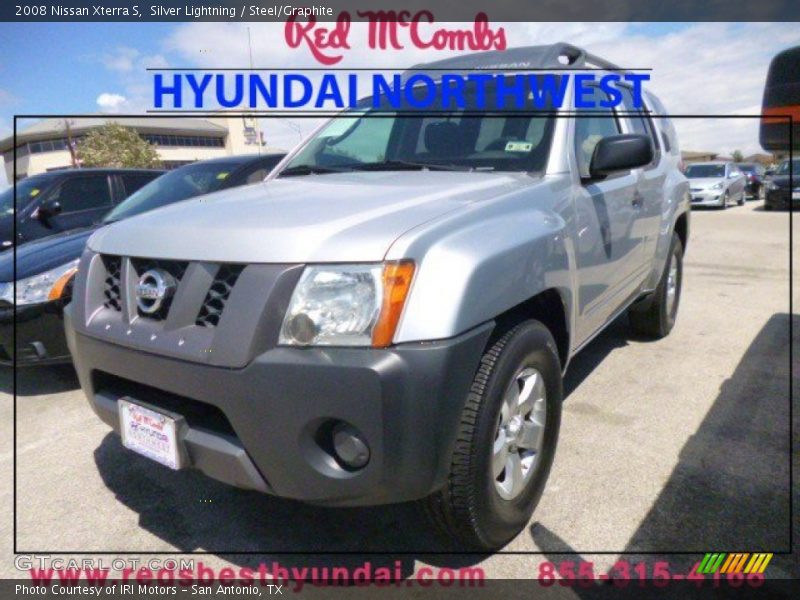 Silver Lightning / Steel/Graphite 2008 Nissan Xterra S