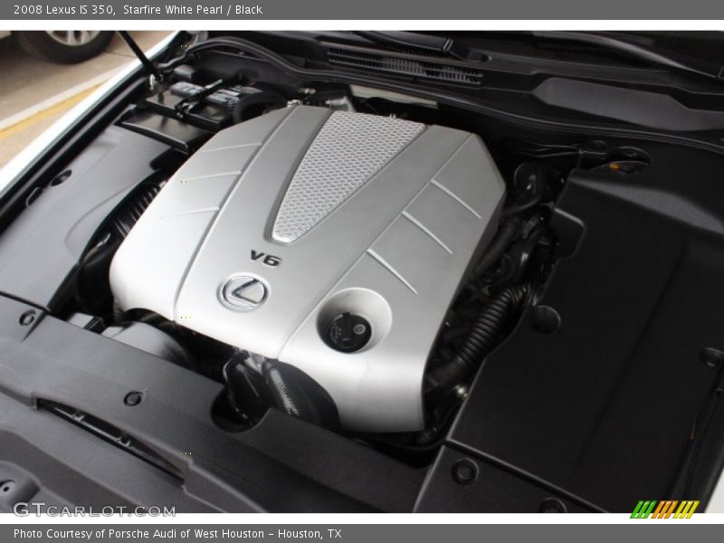 Starfire White Pearl / Black 2008 Lexus IS 350
