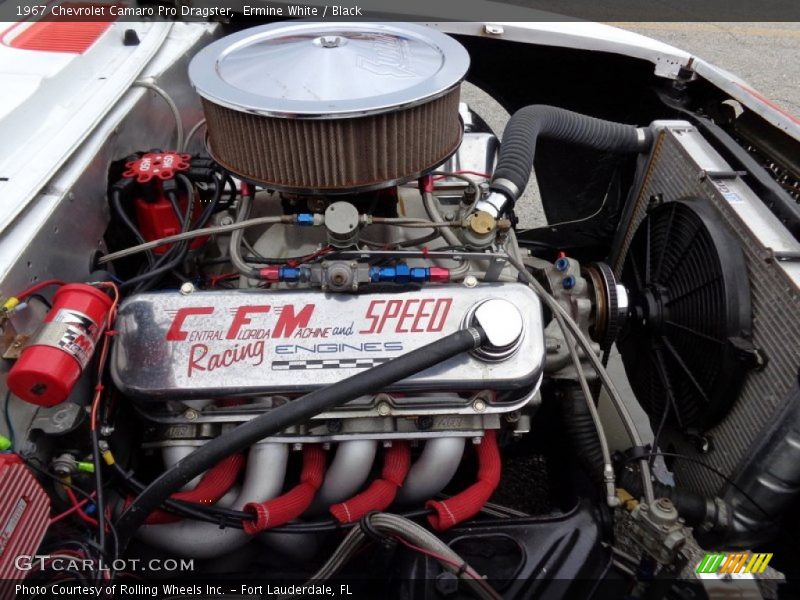 Ermine White / Black 1967 Chevrolet Camaro Pro Dragster
