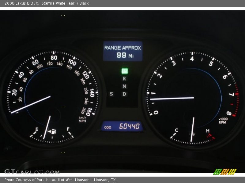 Starfire White Pearl / Black 2008 Lexus IS 350