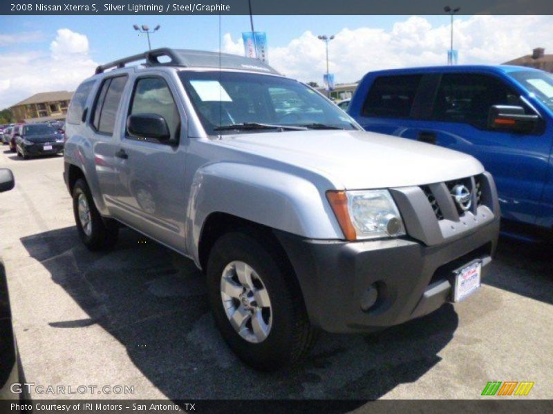 Silver Lightning / Steel/Graphite 2008 Nissan Xterra S