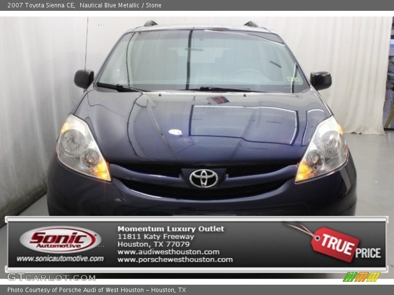 Nautical Blue Metallic / Stone 2007 Toyota Sienna CE