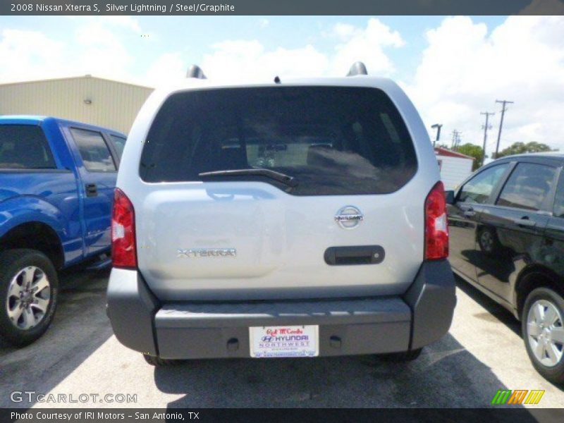 Silver Lightning / Steel/Graphite 2008 Nissan Xterra S