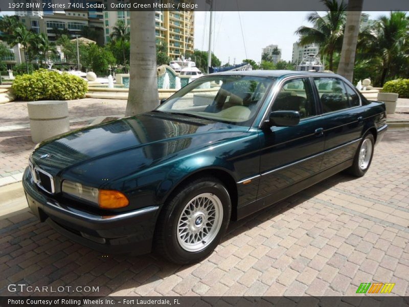 Front 3/4 View of 1997 7 Series 740iL Sedan