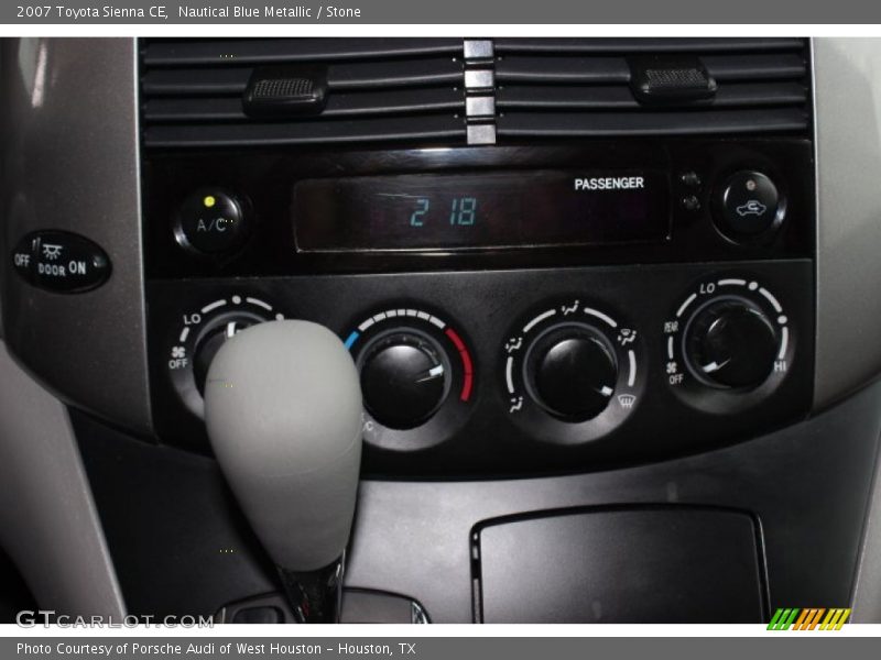Nautical Blue Metallic / Stone 2007 Toyota Sienna CE