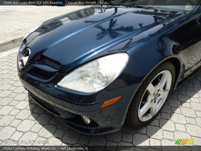 Caspian Blue Metallic / Beige 2006 Mercedes-Benz SLK 280 Roadster