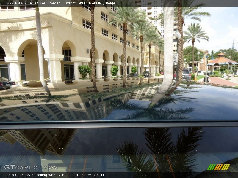 Oxford Green Metallic / Beige 1997 BMW 7 Series 740iL Sedan