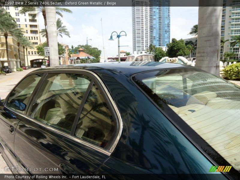 Oxford Green Metallic / Beige 1997 BMW 7 Series 740iL Sedan