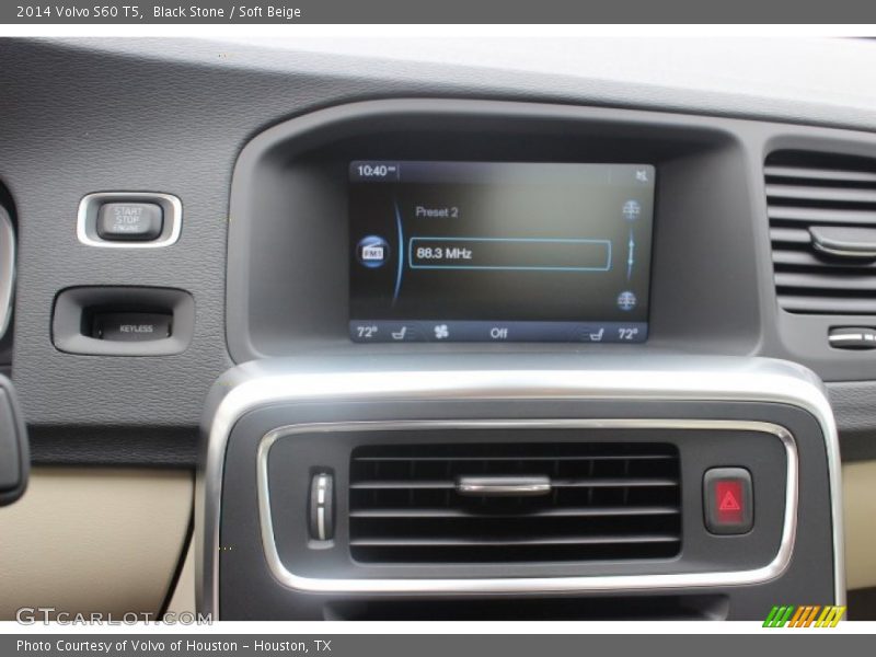 Black Stone / Soft Beige 2014 Volvo S60 T5