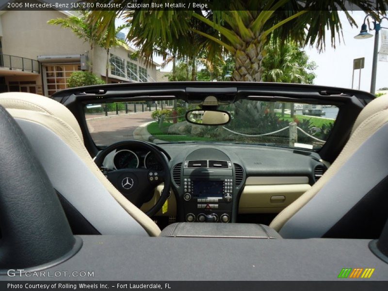 Caspian Blue Metallic / Beige 2006 Mercedes-Benz SLK 280 Roadster