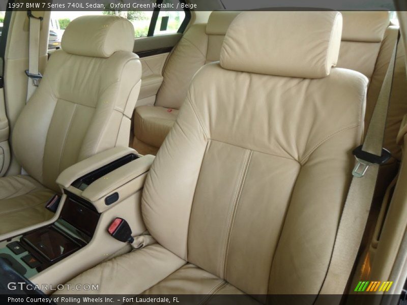 Front Seat of 1997 7 Series 740iL Sedan