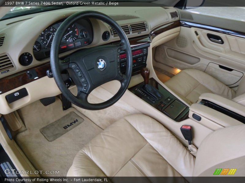 Beige Interior - 1997 7 Series 740iL Sedan 