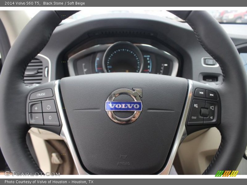Black Stone / Soft Beige 2014 Volvo S60 T5