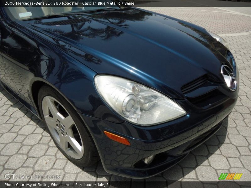 Caspian Blue Metallic / Beige 2006 Mercedes-Benz SLK 280 Roadster
