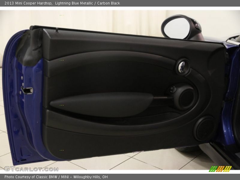 Lightning Blue Metallic / Carbon Black 2013 Mini Cooper Hardtop