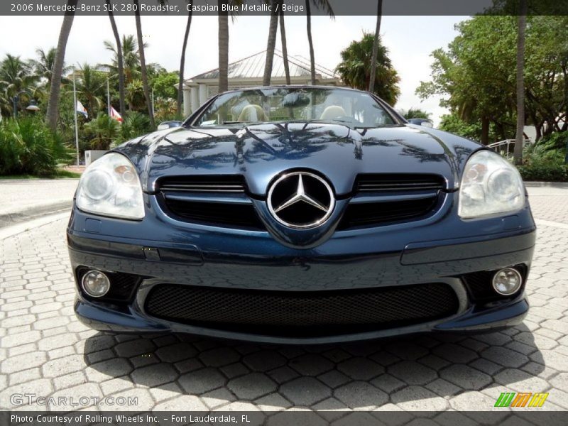 Caspian Blue Metallic / Beige 2006 Mercedes-Benz SLK 280 Roadster